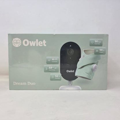 New Owlet Dream Duo Gen 3 Smart Baby Monitor System Mint PS03NMWUSN