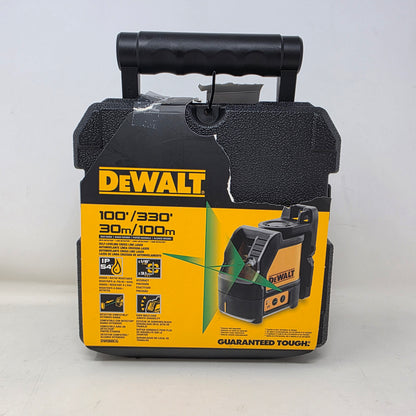 New DeWalt DW0088CG 4V  Cross Line Laser Green