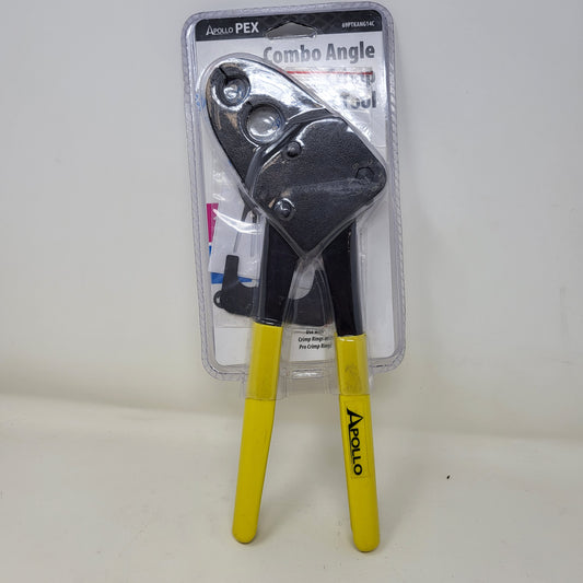 New Apollo Pex 69PTKANG14C 1/2 in-3/4 in Copper Crimp Ring Combo Angle Tool