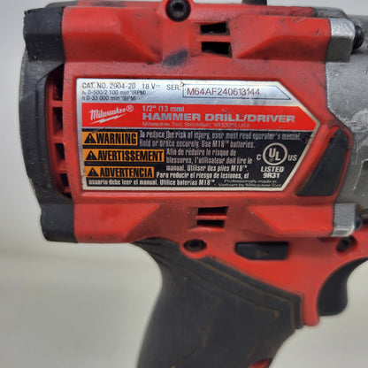 Milwaukee 2904-20 M18 18V 1/2" Hammer Drill/Driver