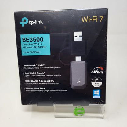 New TP-Link Archer TBE3500U Dual Band WiFi 7 BE3500  Wireless USB Adapter