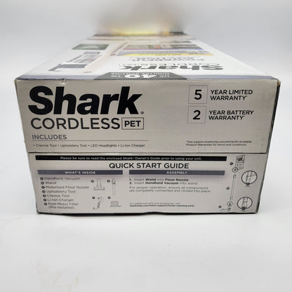 New Shark Pet Bagless Cordless Smart Vacuum Cleaner Multicolor IY144H