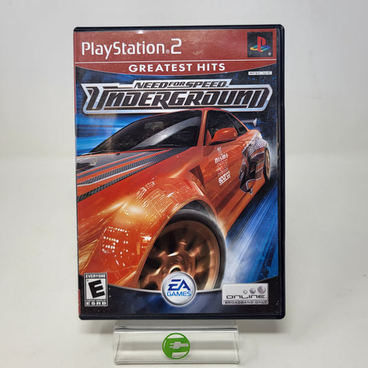 Need for Speed Underground [Greatest Hits] (Sony PlayStation 2 PS2, 2004)