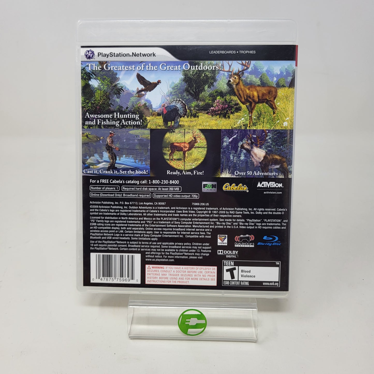 Cabela's Outdoor Adventures (Sony PlayStation 3 PS3, 2009)