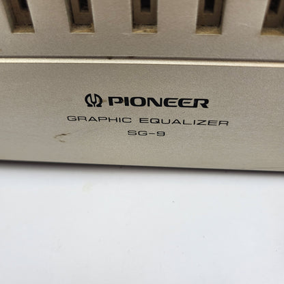 Pioneer SG-9 Graphic Equalizer AC110-120 220-240V 50/60HZ 25W
