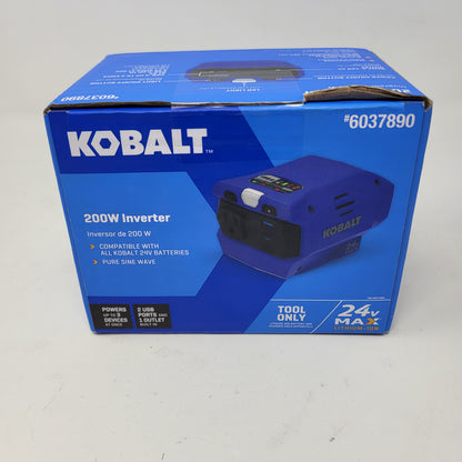 New Kobalt 6037890 24V Max 200W Inverter