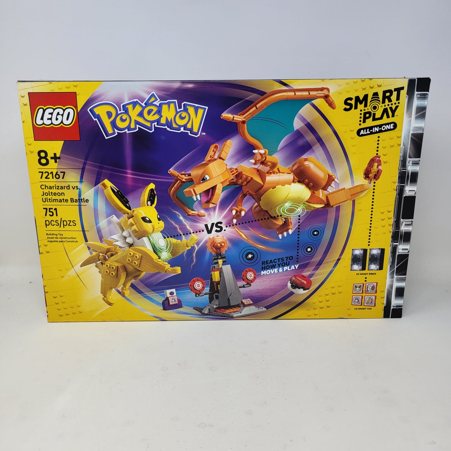 New LEGO Charizard vs. Jolteon Ultimate Battle 72167 Pokemon SMART Play