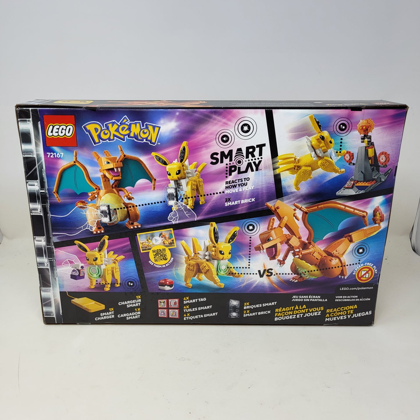 New LEGO Charizard vs. Jolteon Ultimate Battle 72167 Pokemon SMART Play