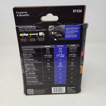 New Curt Discovery G45 Trailer Brake Control Controller 2 to 4 Axles 51126