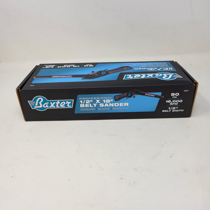 New Baxter 1/2" x 18" Professional Belt Air Sander Pneumatic 16000 RPM 64932