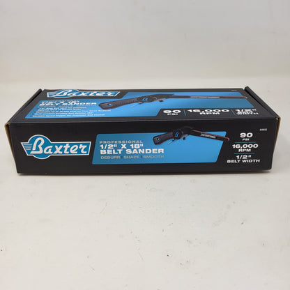New Baxter 1/2" x 18" Professional Belt Air Sander Pneumatic 16000 RPM 64932