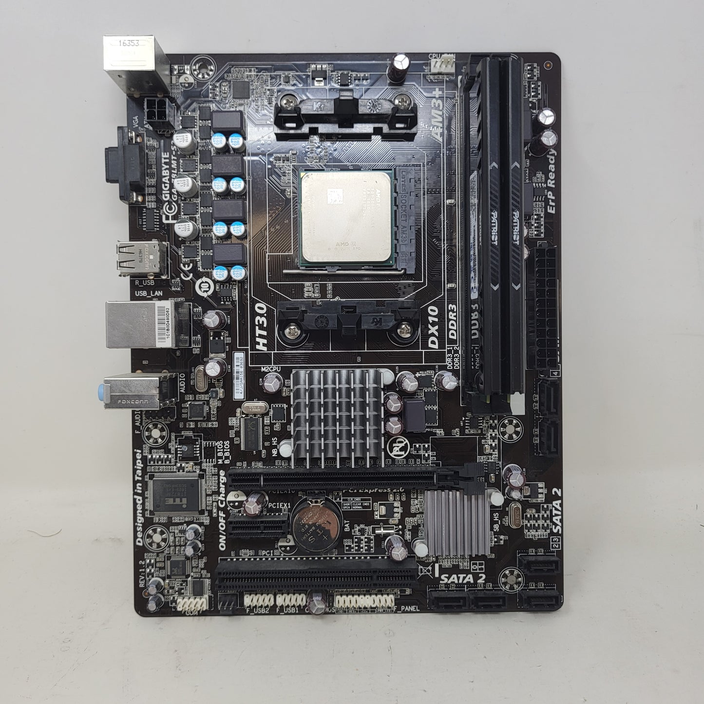 Gigabyte GA-78LMT-S2 AM3 microATX AMD DDR3 Motherboard /w CPU and Ram