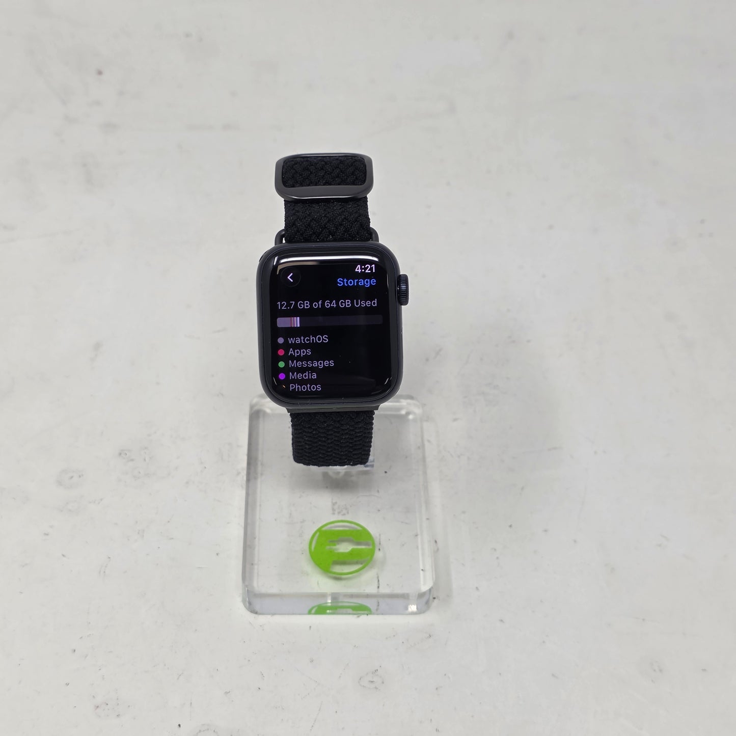 GPS Only Apple Watch SE 3 40MM Midnight Aluminum Midnight Sport Band MEH94LW/A