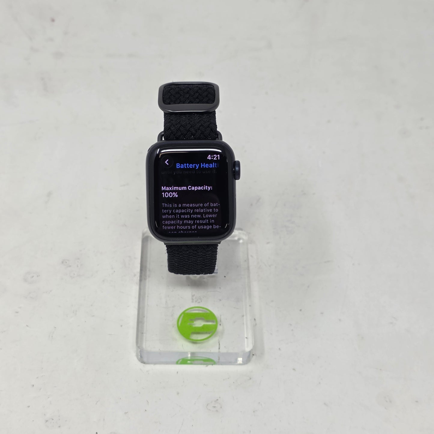 GPS Only Apple Watch SE 3 40MM Midnight Aluminum Midnight Sport Band MEH94LW/A