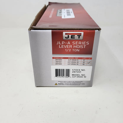 New JET JLP-050A-10 1/2-Ton Mini-Puller Lever Hoist 10 ft. Lift 287201