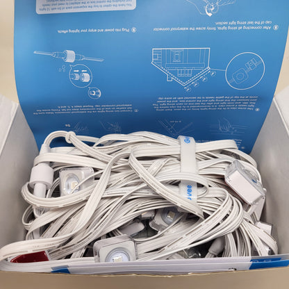 New Govee H705A Permanent Outdoor Lights 100ft Smart RGBIC LED String White Cord
