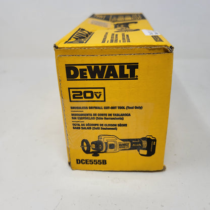 New DEWALT DCE555B 20V MAX XR Brushless Drywall Cut-Out Tool Rotary Bare Tool