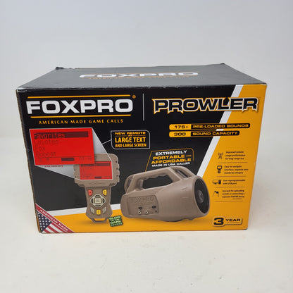  FOXPRO Prowler Electronic Predator Game Call 175+ Preloaded Sounds