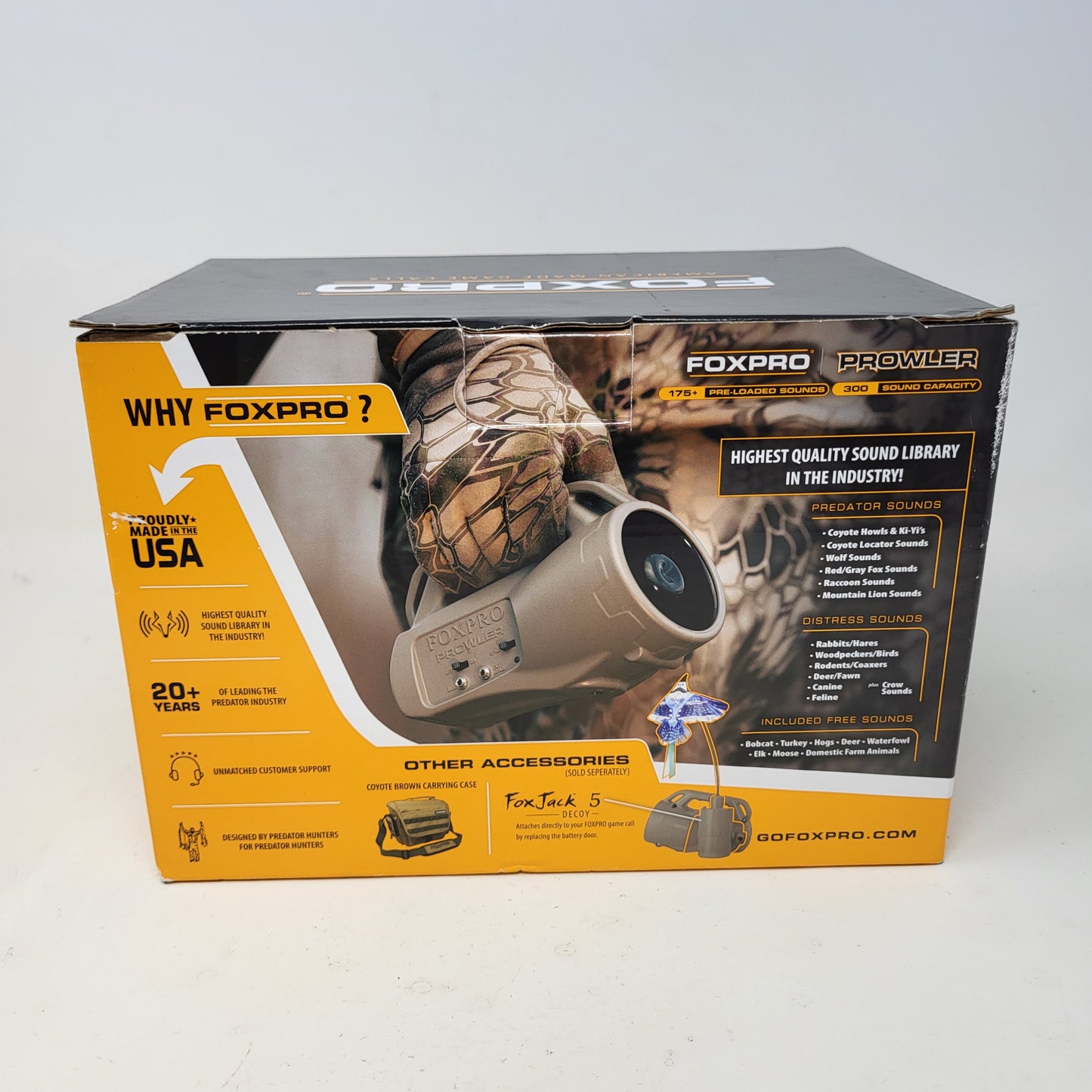  FOXPRO Prowler Electronic Predator Game Call 175+ Preloaded Sounds