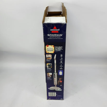 New Bissell SpinWave SmartSteam Scrubbing & Sanitizing Spin Mop 3712W