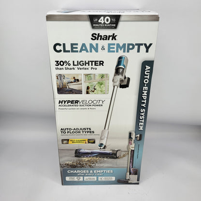 New Shark Clean & Empty Cordless Stick Vacuum Auto-Empty System BU3521