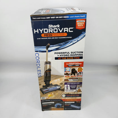 New Shark HydroVac MessMaster Cordless 3-in-1 Wet Dry Vacuum Mop WD261