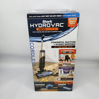 New Shark HydroVac MessMaster Cordless 3-in-1 Wet Dry Vacuum Mop WD261