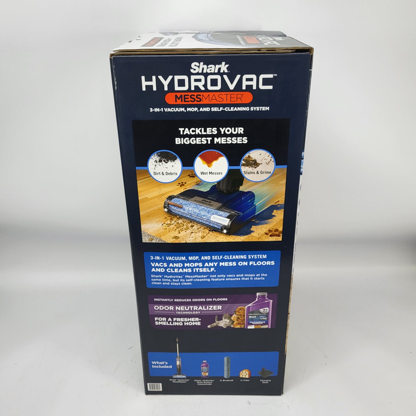 New Shark HydroVac MessMaster Cordless 3-in-1 Wet Dry Vacuum Mop WD261
