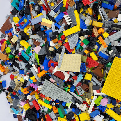 7 lbs Bulk LEGO Lot Assorted Mixed Building Bricks Plates