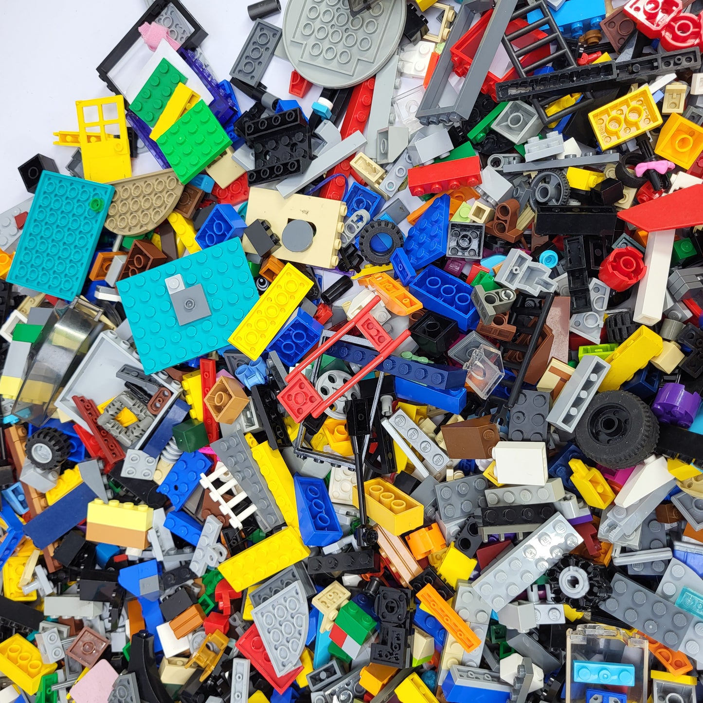 7 lbs Bulk LEGO Lot Assorted Mixed Building Bricks Plates