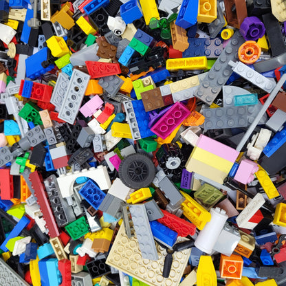 7 lbs Bulk LEGO Lot Assorted Mixed Building Bricks Plates