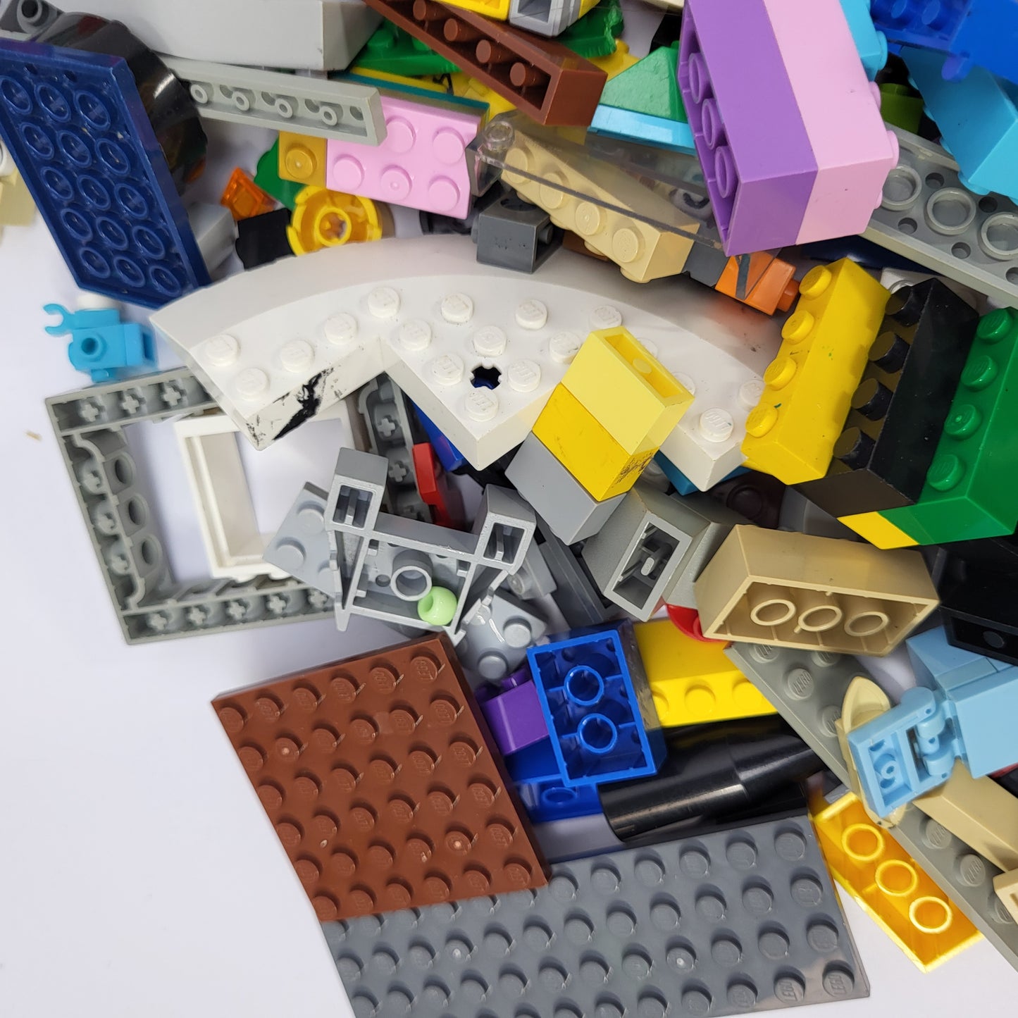 7 lbs Bulk LEGO Lot Assorted Mixed Building Bricks Plates