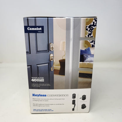 New Schlage BE365 V CAM 716 Camelot Keypad Electronic Deadbolt Aged Bronze