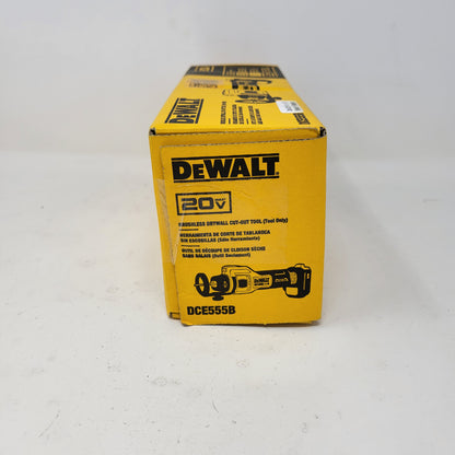 New DeWalt DCE555B 20V MAX Brushless Drywall Cut-Out Tool
