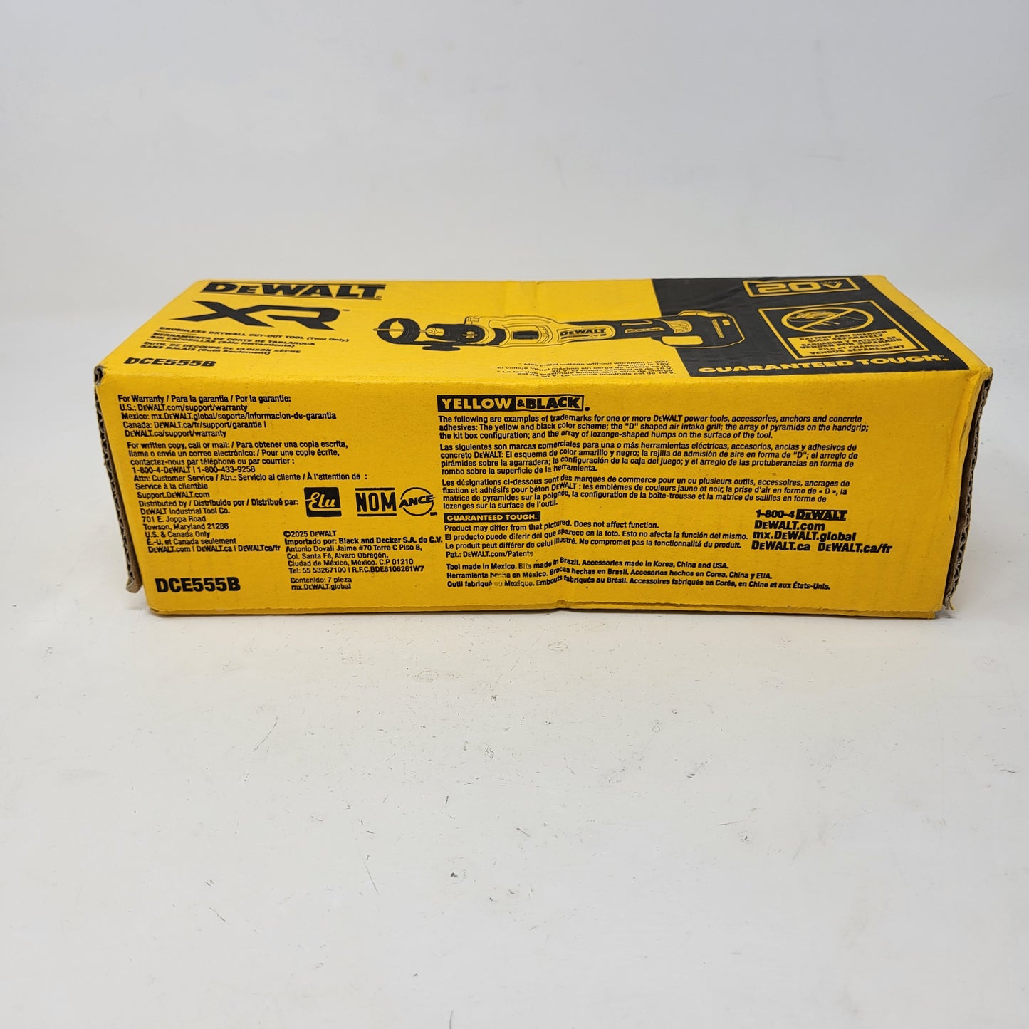 New DeWalt DCE555B 20V MAX Brushless Drywall Cut-Out Tool