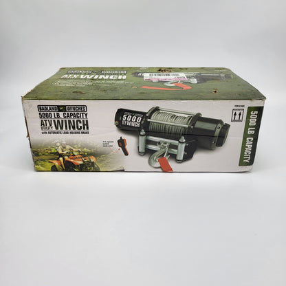 New Badland 5000 lb. ATV UTV Utility Electric Winch With Brake 61605