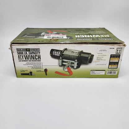 New Badland 5000 lb. ATV UTV Utility Electric Winch With Brake 61605