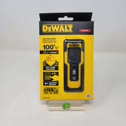 New DeWalt DWHT77100 100 ft Laser Distance Measurer
