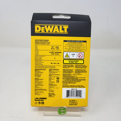 New DeWalt DWHT77100 100 ft Laser Distance Measurer