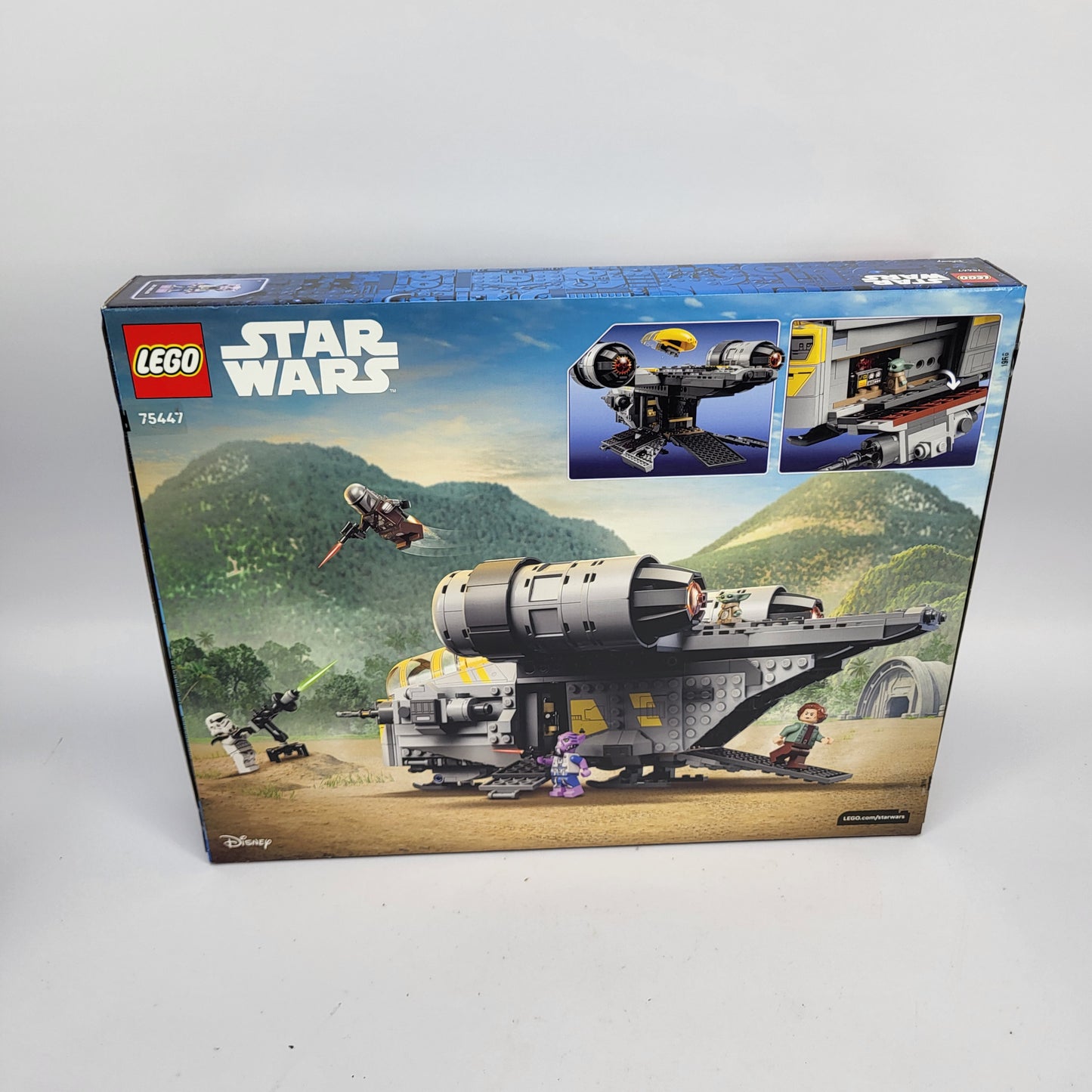 New LEGO Star Wars 75447 The Razor Crest Mandalorian Grogu Movie Set 930pc
