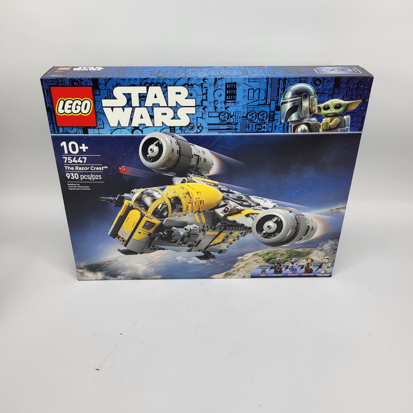 New LEGO Star Wars 75447 The Razor Crest Mandalorian Grogu Movie Set 930pc