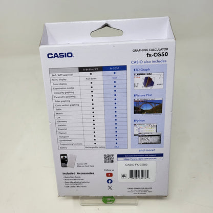 New Casio  FX-CG50  Graphing Calculator