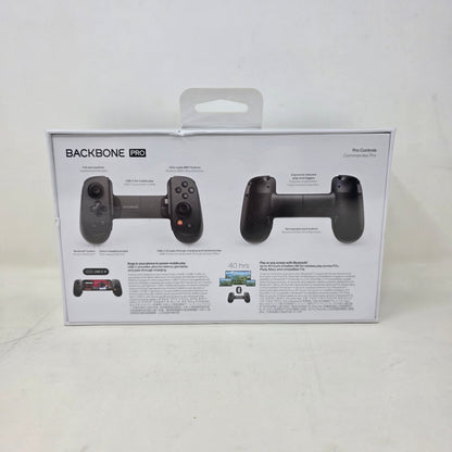 New Backbone Pro USB-C Mobile Gaming Controller Black Phone Wireless Pad