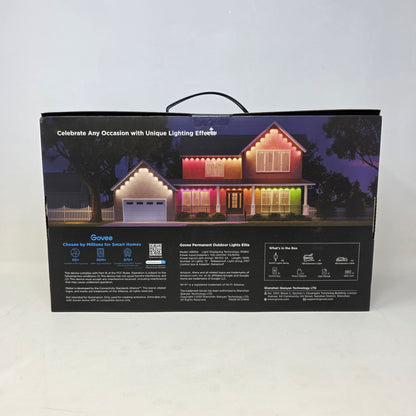 New Govee Elite Permanent Outdoor Lights 100ft RGBIC White Smart Wi-Fi 92156259