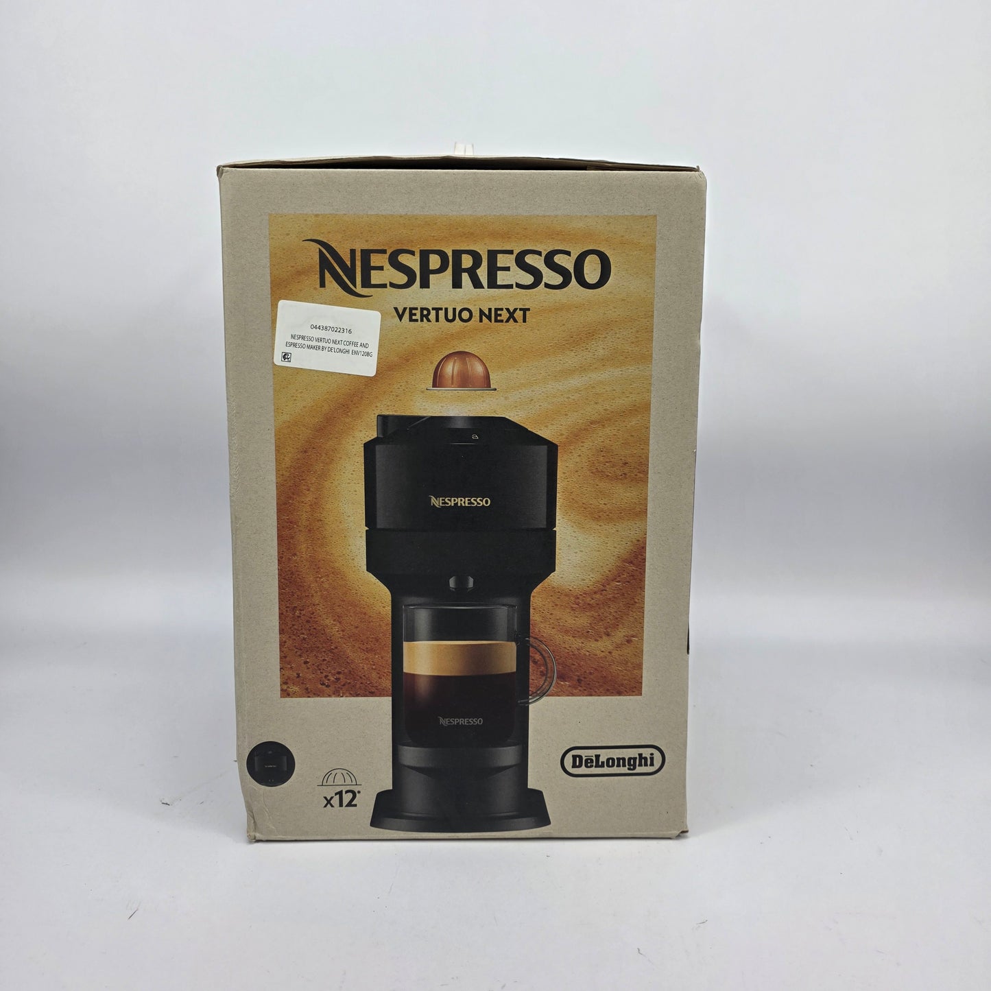 New Nespresso Vertuo Next Coffee Espresso Machine DeLonghi Black ENV120BG 12Pods