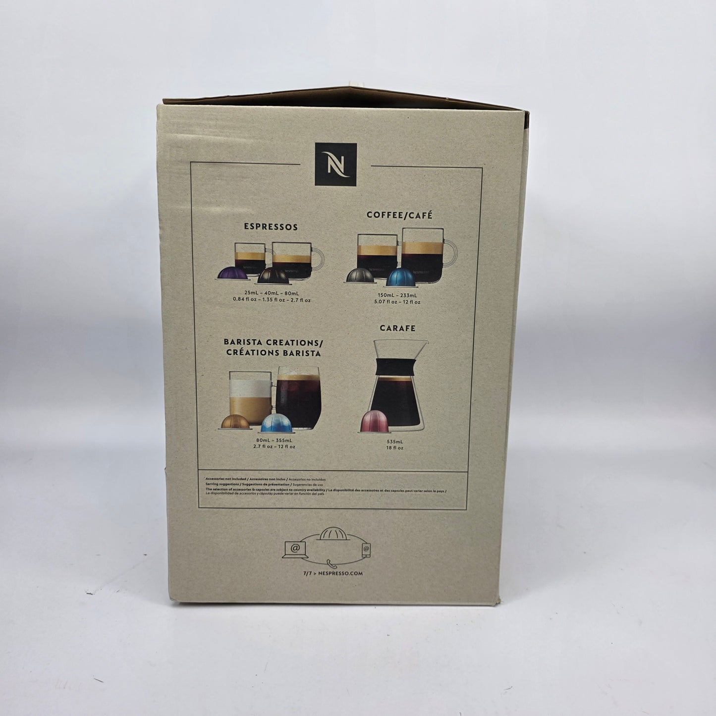 New Nespresso Vertuo Next Coffee Espresso Machine DeLonghi Black ENV120BG 12Pods