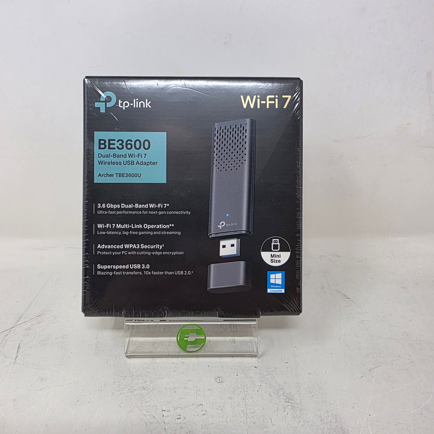 New TP-Link Archer TBE3600U Dual-Band BE3600 Wi-Fi 7 USB 3.0 Wireless Adapter