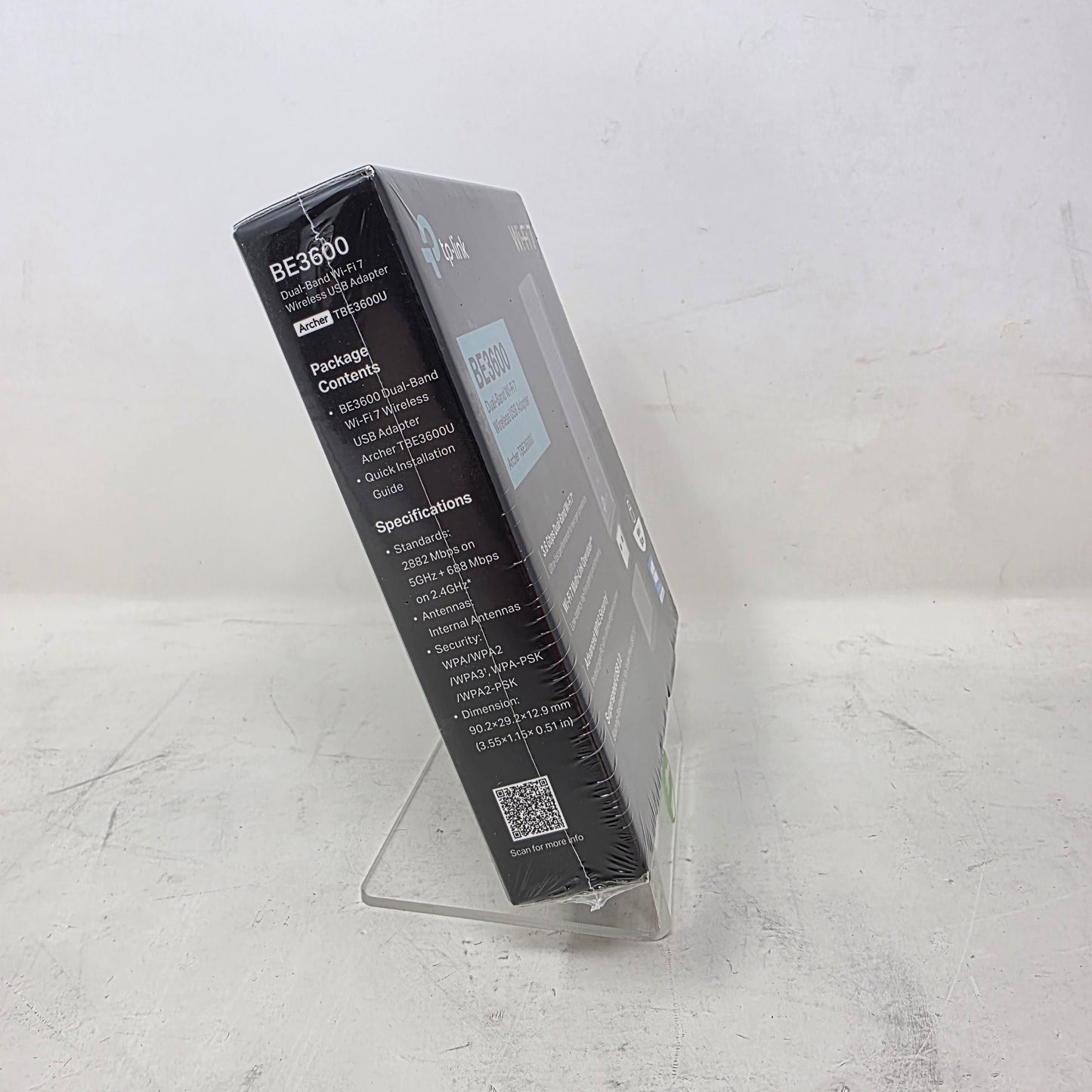 New TP-Link Archer TBE3600U Dual-Band BE3600 Wi-Fi 7 USB 3.0 Wireless Adapter