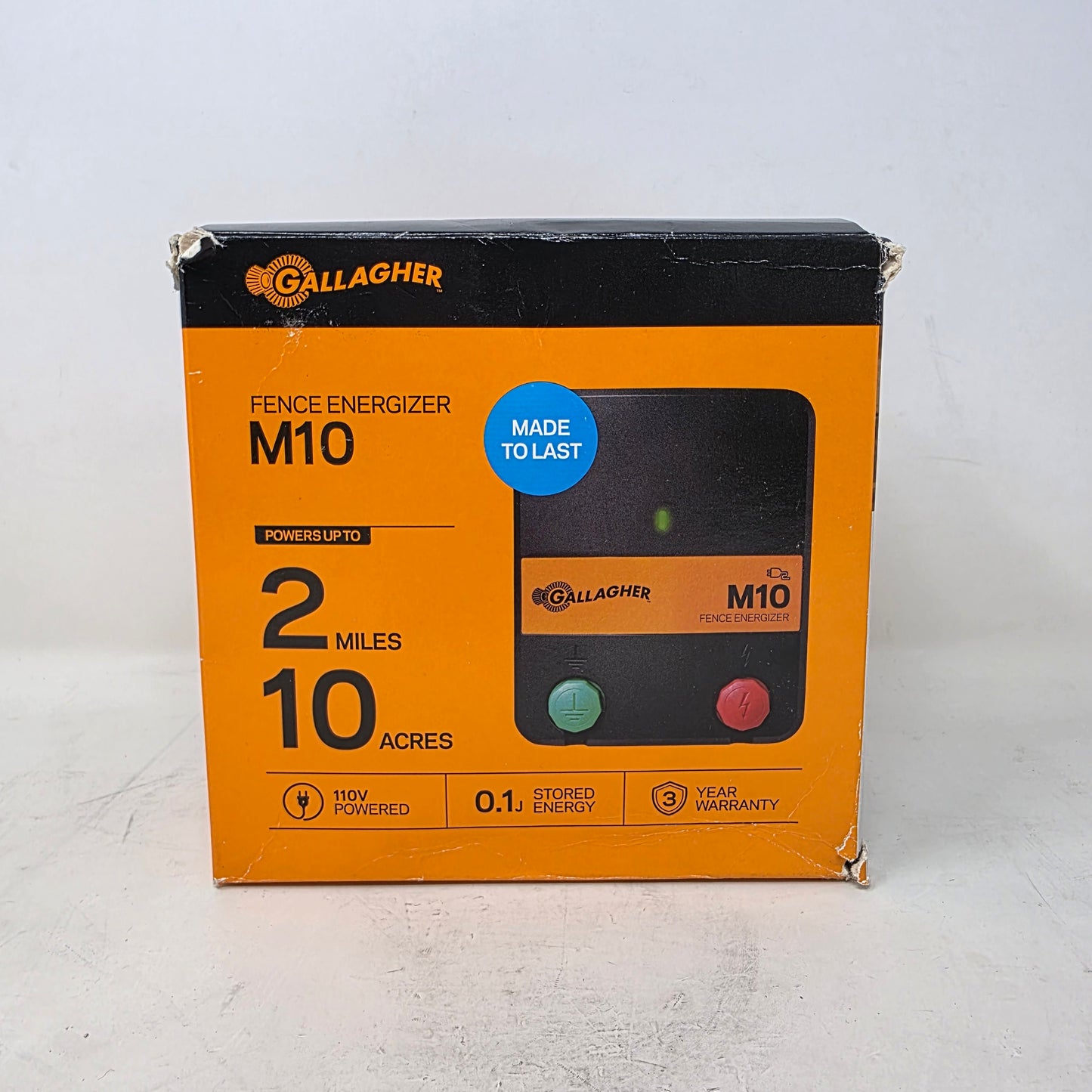 New Gallagher M10 110V Mains Electric Fence Charger Energizer G331424