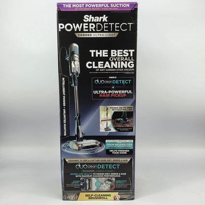 New Shark PowerDetect Corded Smart Stick Vacuum HZ4000 DuoClean Detect Cleaner